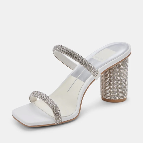 Dolce Vita Noles Rhinestone Heels - Size 9 - Picture 3 of 8